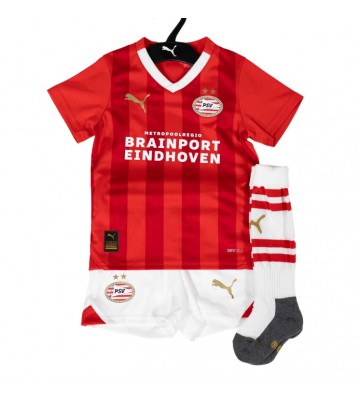 PSV Eindhoven Primera Equipación Niños 2023-24 Manga Corta (+ Pantalones cortos)